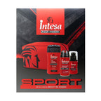 INTESA POUR HOMME SPORT – Set Regalo Uomo | Gel Doccia 250ml + Deodorante 150ml + After Shave 100ml + Beauty Case