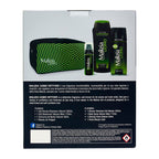 MALIZIA UOMO | Set Vetyver - Doccia Shampoo 250ml + Deo EDT Maxi 175ml + Schiuma da Barba 50ml + Beauty Case