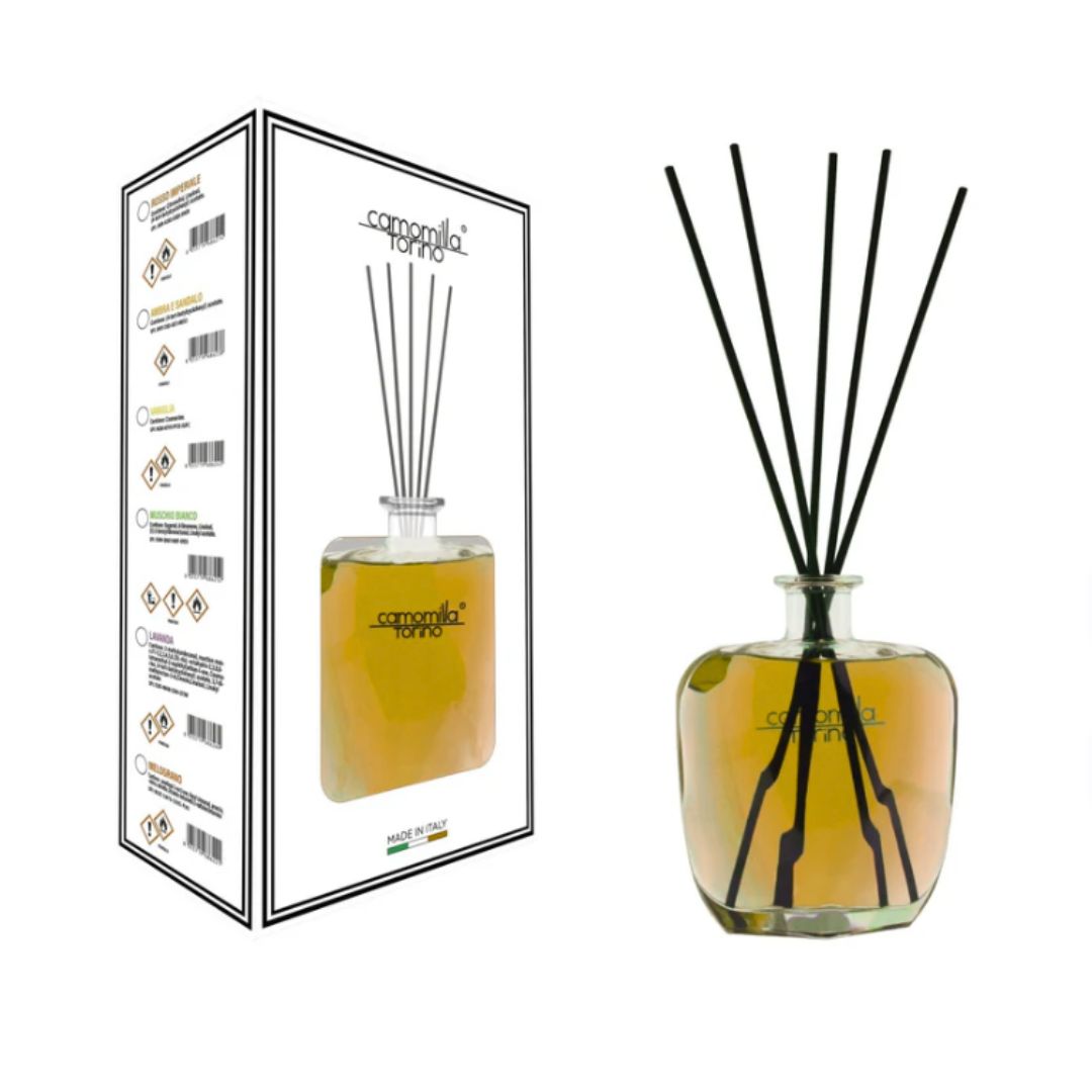 CAMOMILLA TORINO - Profumatore Ambiente a Bastoncini Muschio Bianco 700ML