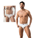 ANGELS SLIP UOMO in Cotone Elasticizzato – Confezione 1 pz (Blu, Mélange, Nero, Bianco)
