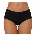 SLIP MIDI DONNA in Cotone Modal Elasticizzato Rasato - Bianco o Nero (Taglie 3–6)