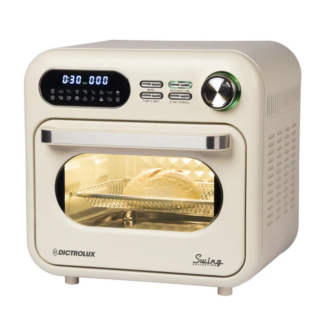 DICTROLUX Forno e Friggitrice ad Aria KKZ-18 Crema Swing Collection 16L 1400 Watt