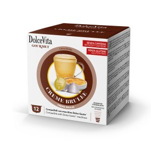 DOLCEVITA CRÈME BRÛLÉE - Bevanda istantanea al gusto di crème brûlée 12cap. DolceGusto