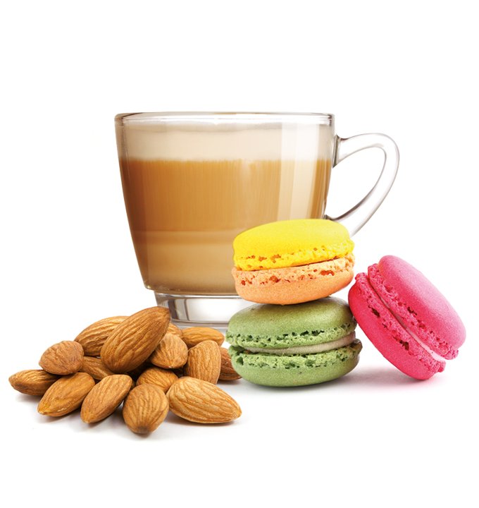 DOLCEVITA MACARON MANDORLA - Bevanda solubile al gusto di macaron alla mandorla 12cap. DolceGusto