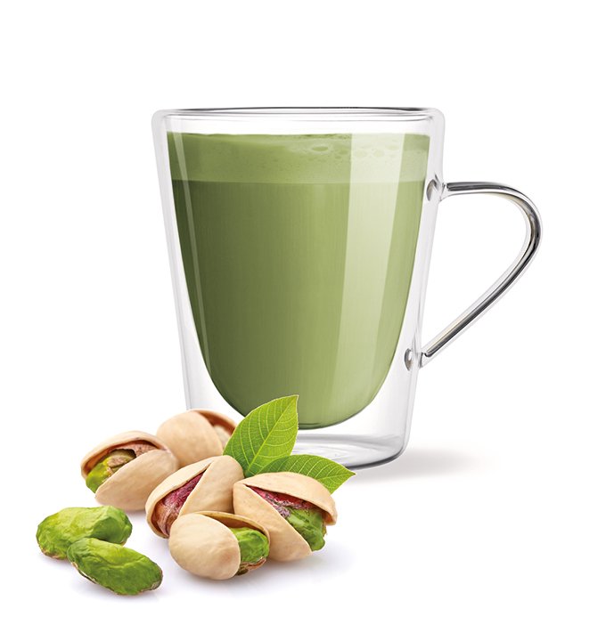 DOLCEVITA PISTACCHIO - Bevanda istantanea di caffè aromatizzato al pistacchio 12cap. DolceGusto